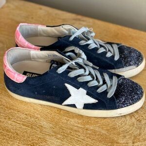 Authentic Golden Goose Superstar Sneakerss with original box and dust bag. Sz 39